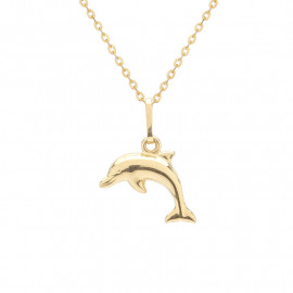 Zlatý přívěsek delfín